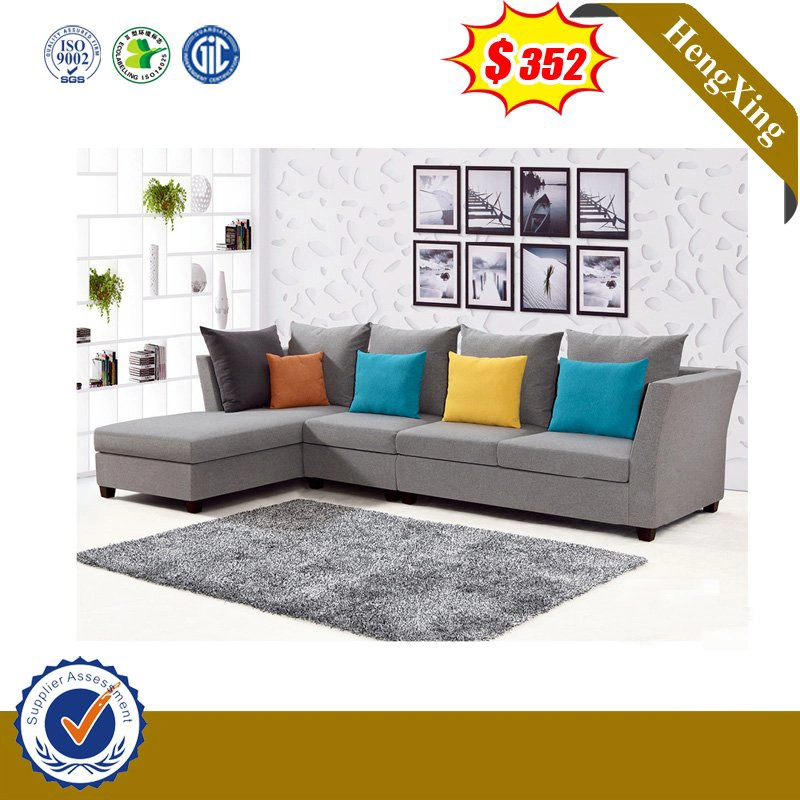 Chinese Modern Sofa Living Room Furniture Set L Shape 7 Seats Corner Fabric Leather Recliner Sofa