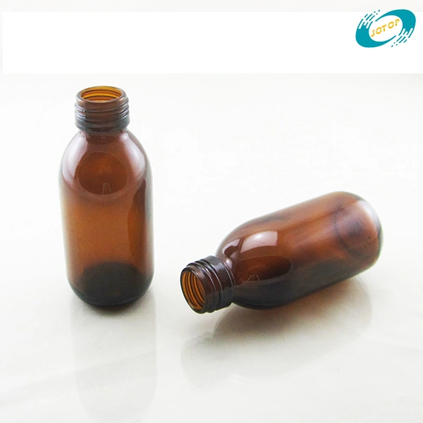 125ml Amber Glass Cough Medicine Bottle