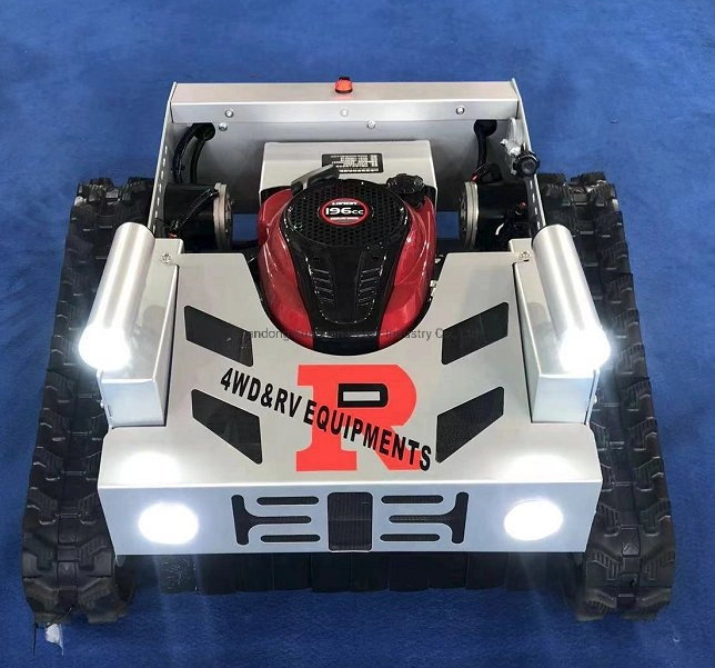 7.5 hp قطع 5km/H عرض 540 مم تحكم عن بعد، تقنية Robot Lawn الكهربائية جزازة العشب