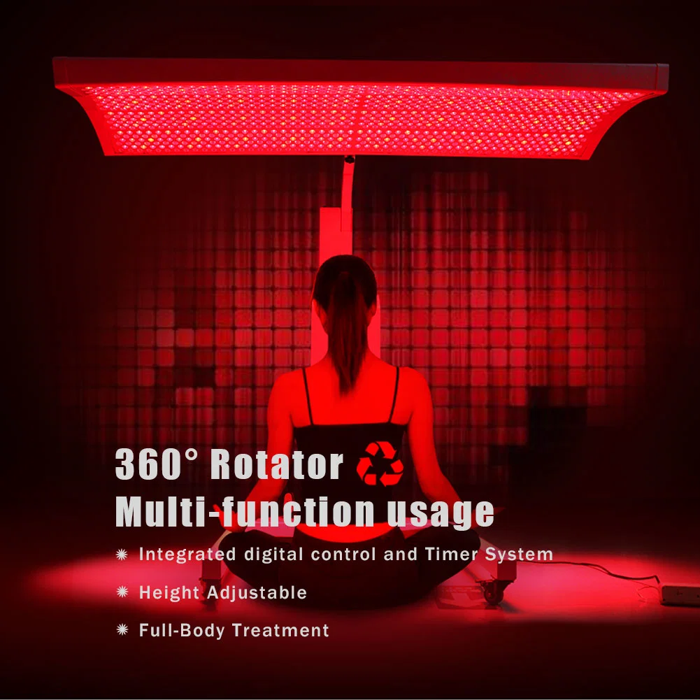 Rlttime Full Body Celluma Red LED Full Body Infrared Red Light Therapy Bed Machine with Foldable Design PDT Therapy