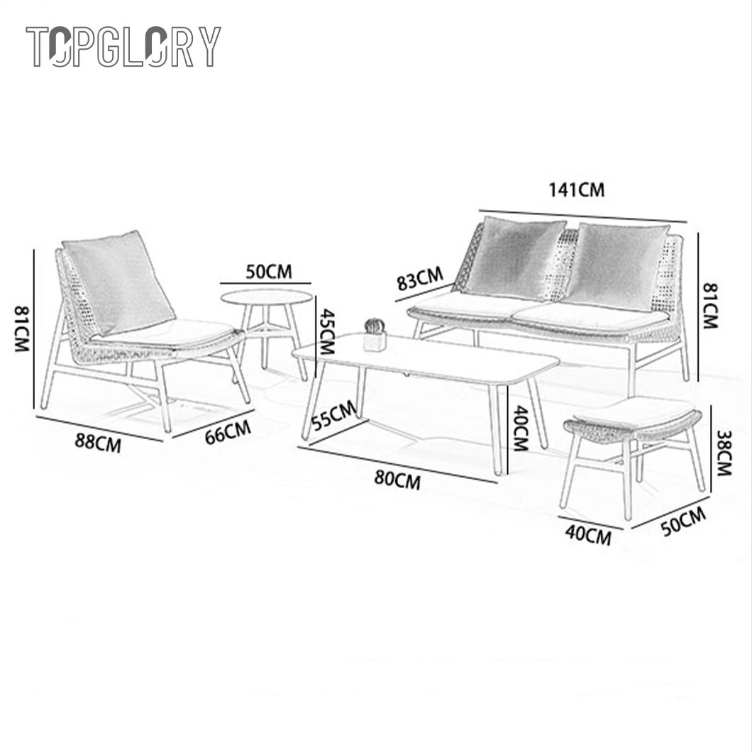 Mayorista/Proveedor de China en el exterior de aluminio silla de comedor Muebles de metal Inicio juego de mesa y silla de jardín