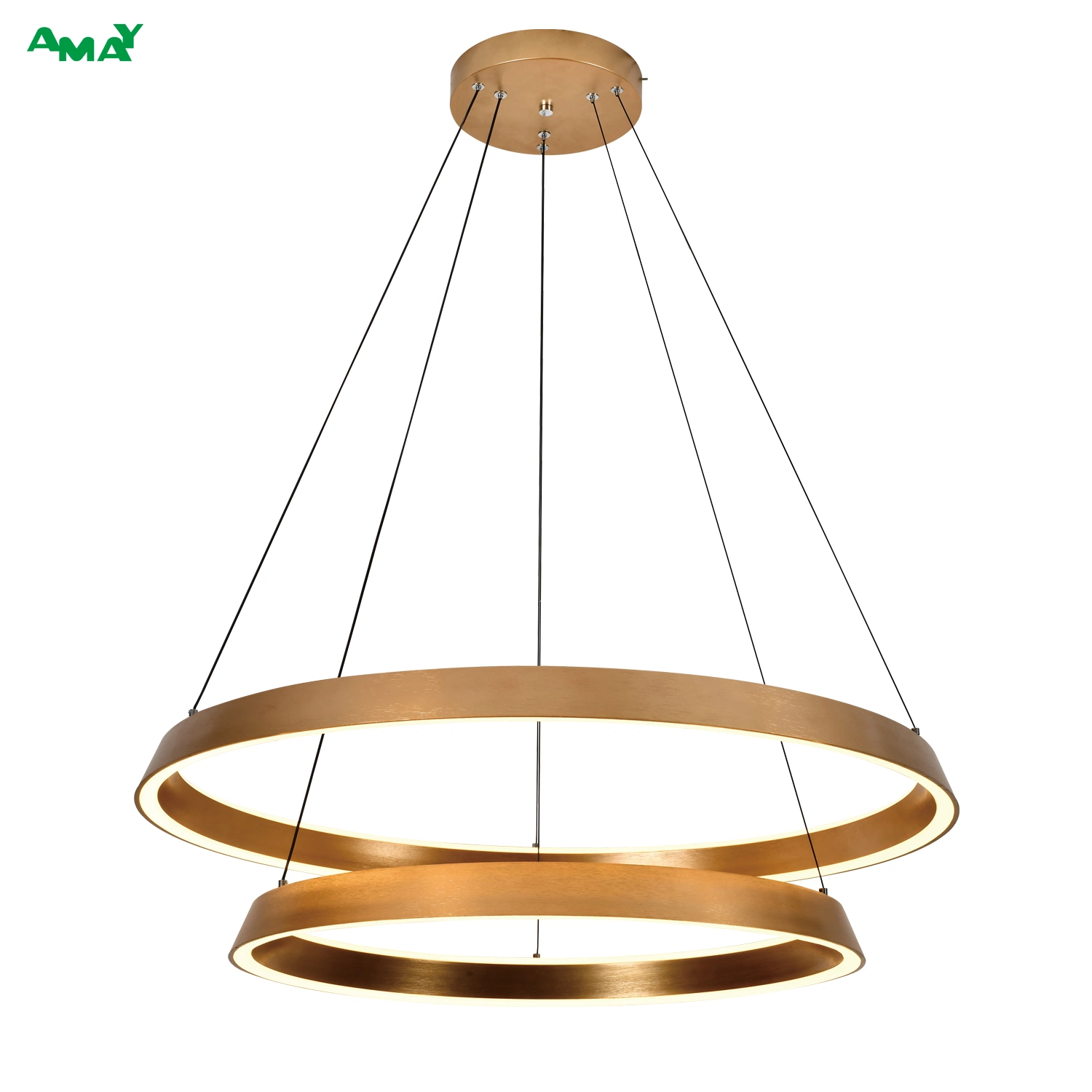 Golden C Circle High Efficient LED Hanging Suspension Pendant Lamp