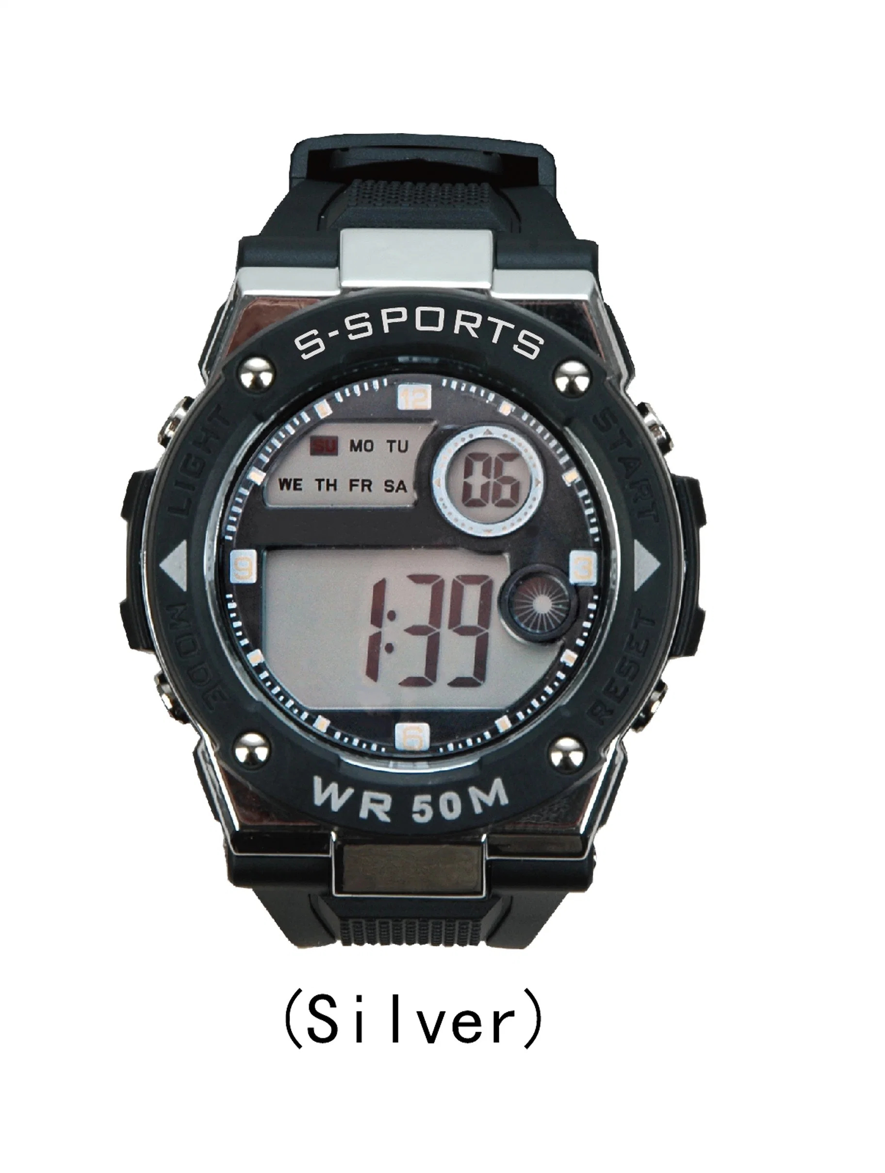 Электронные часы Спорт Лучшие продажи индивидуально настроенный Спорт водонепроницаемый 50м Часы MAN Watch Digital