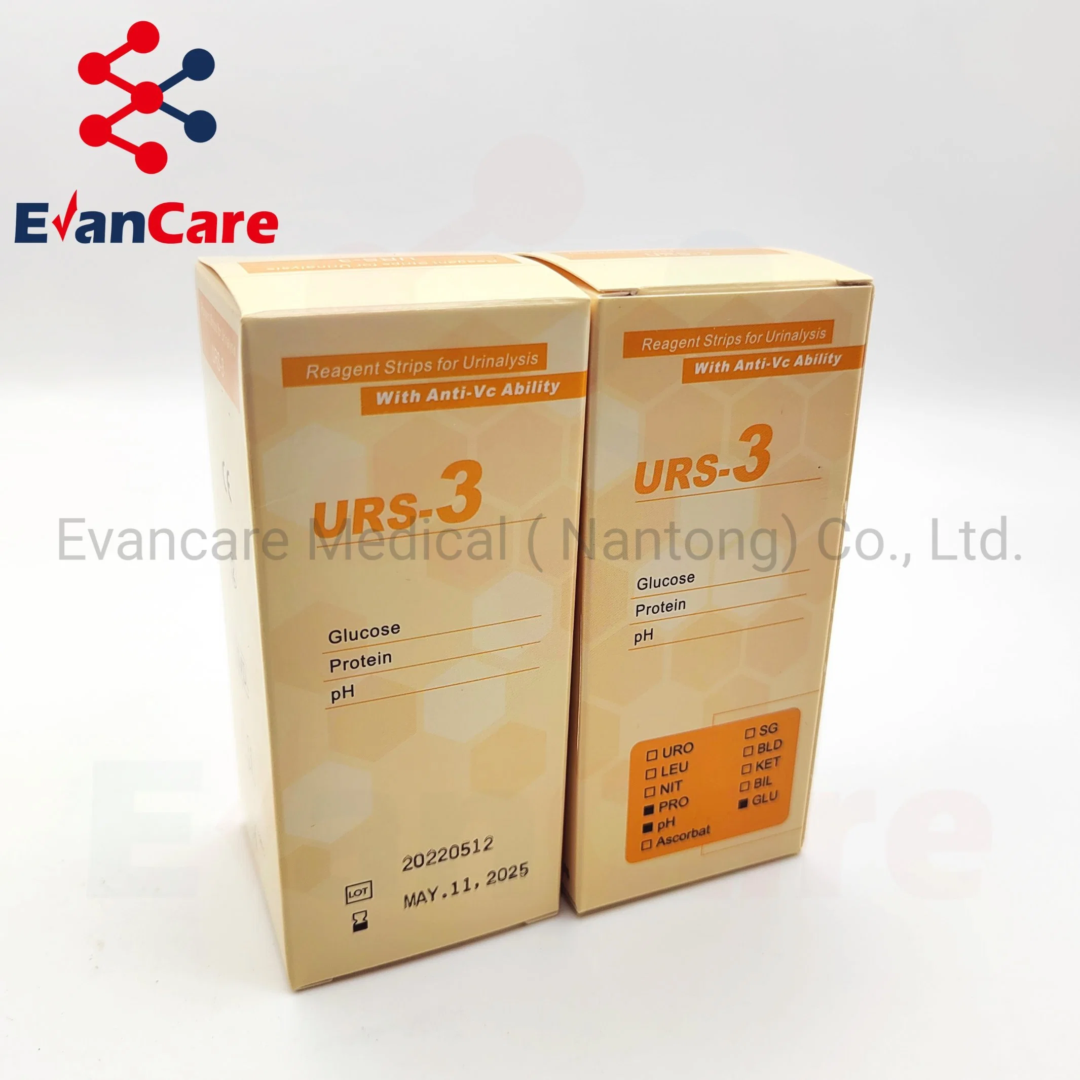 Evancare Urine Analysis Strips&Test Strips Urine Medical Lab Equipments