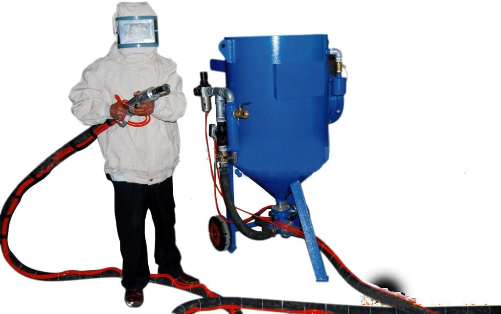 Pressure Sand Blasting Pot Moveable Sandblaster