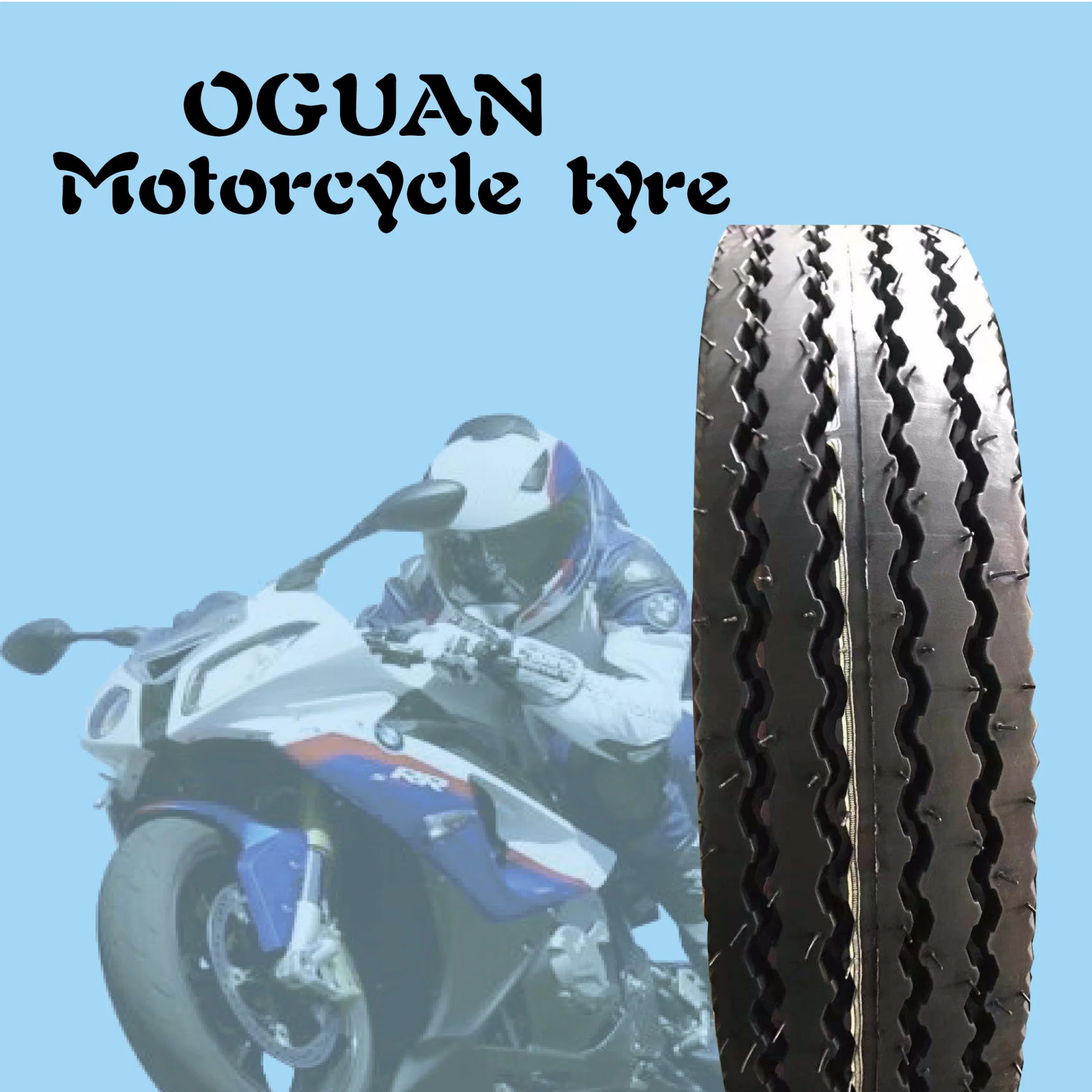 Mrf 8 Inch OEM New 6pr Nylon Belt Bias Tire Natural Rubber Mixed Pattern Motorcycle Low Pressure Tyre Tube (4.00-8)