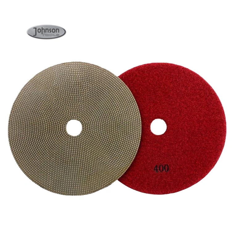 6inch Electroplated Metal Polishing Pads for Porcelain Tile