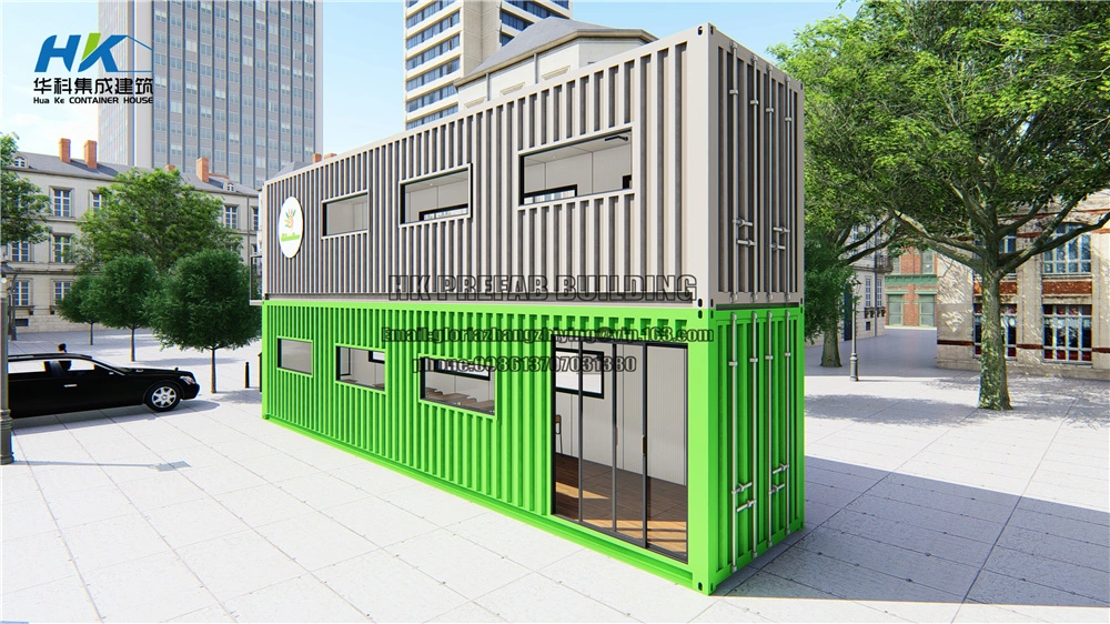 Quickly Built Modular Prefab Prefabricated Container Coffee Shop.