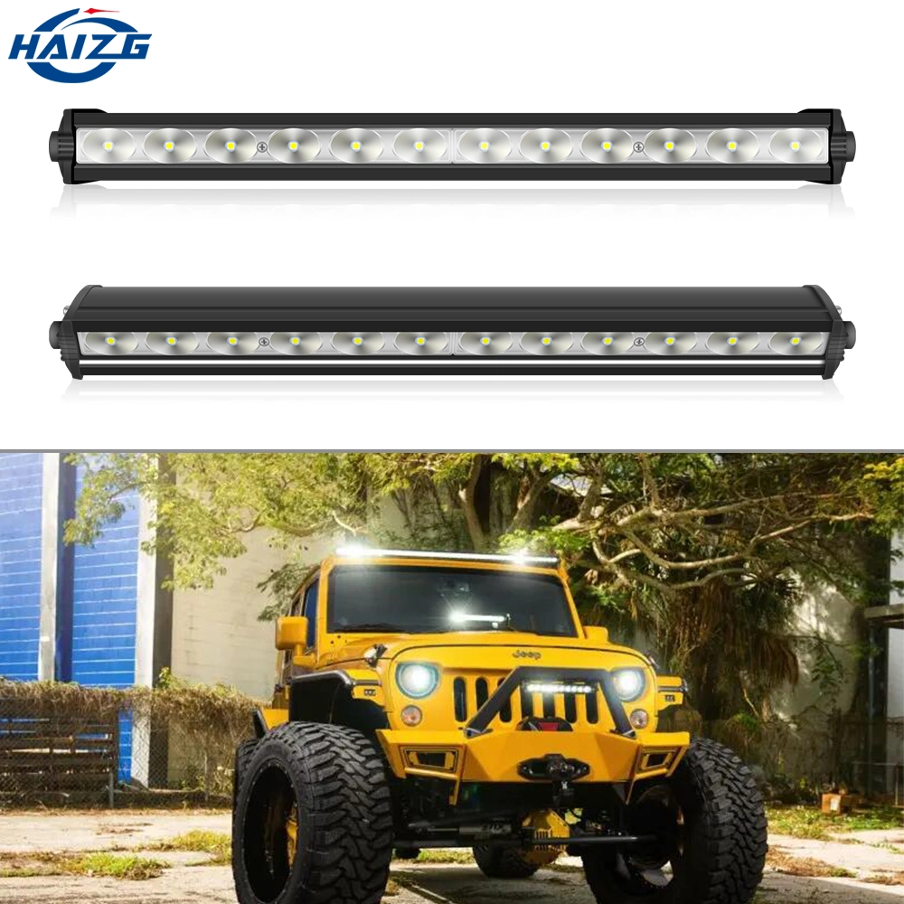 Haizg Best LED Bar Light off-Road Driving Signal Flowing White Car LED Work Bar Lighting