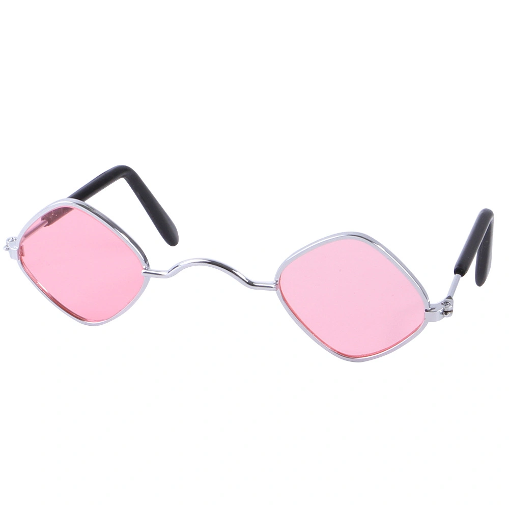 Retro Circular Metal Sunglasses Sun Protection Glasses Available in Many Colors Pet Accessories Cat Dog Glasses