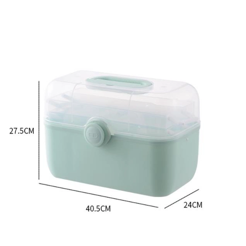 Large Capacity Plastic Storage Box Household Multi-Layer Portable Medical Box