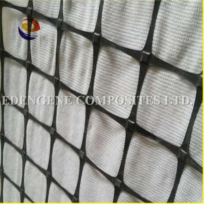 Biaxial PP / Polypropylene Geogrid Stick to Nonwoven Geotextile for Subgrade Soft Soil