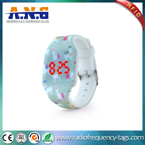 Passive Waterproof 13.56MHz RFID Silicone Smart Wristband for Music Festival