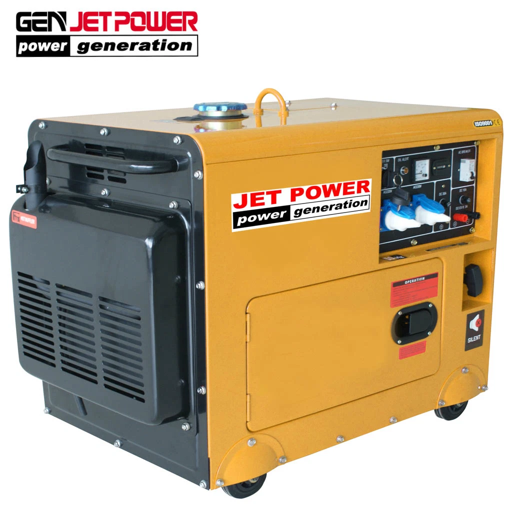 5.5kw 6kVA Open or Silent Frame Portable Diesel Generator