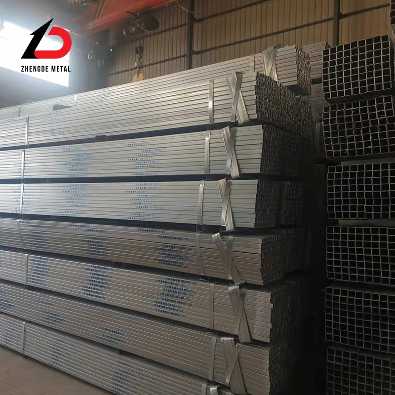 Factory Customized Size 20*20 25*25 30*30 100*100 200*200 20*40 30*40 Hot Dipped Galvanized Tube Square Rectangular Tube