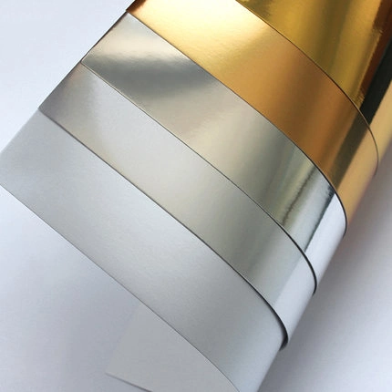 Wholesale/Supplier 285GSM Gold and Silver Cardboard for Packaging Paper Business Card Printing
