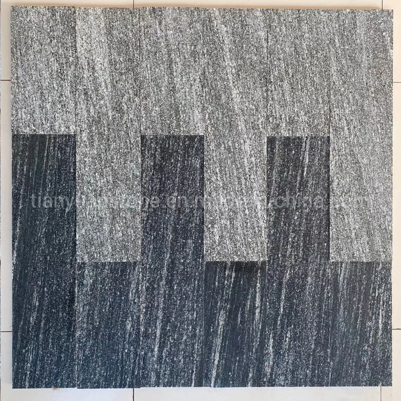 Chinese Snow Grey Black Jet Mist Granite for Floor Wall Stair Step Paver Kerbstone Landscape