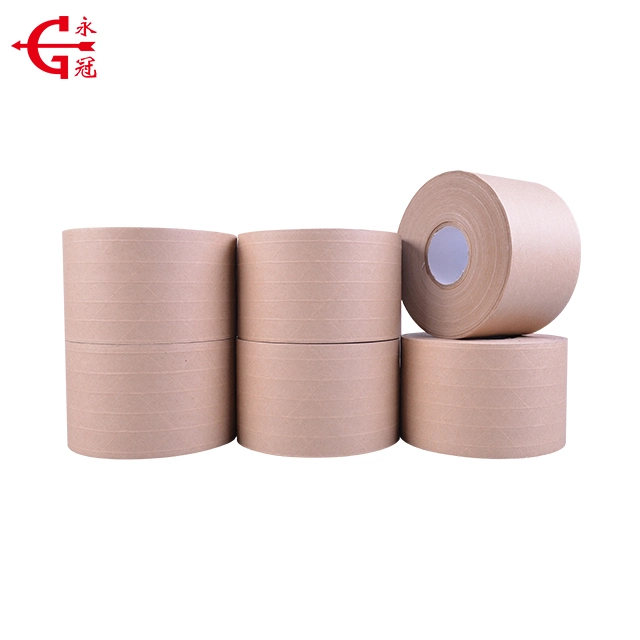 Brown Fiber Reinforced Gummed Water Active Kraft Paper Tape