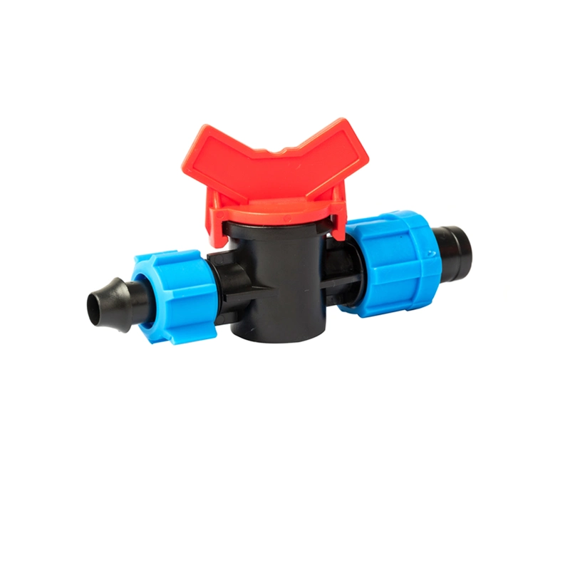 Hot Sale Double Lock Valve Irrigation System Drip Pipe Hose Tape Fittings