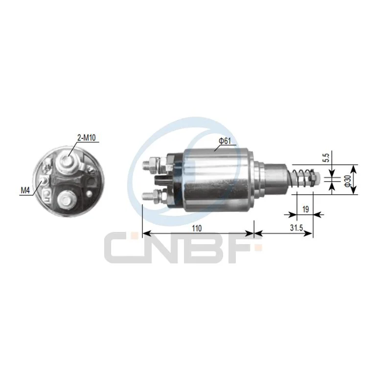 Cnbf Flying Auto Parts Spare Part 12V Electromagnetic Switch 0-331-402-058