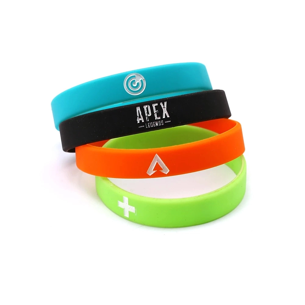 Apex Legend Game Icon Logo Fashion Design Highly Personalized Silicon Wristband for Promotional Gift