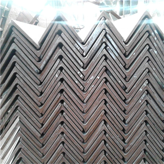 Hot Rolled Black Prime Structural Mild Carbon Angle Steel with Grade En S235jr S355jr Angle Bar 75*75*3mm for Construction