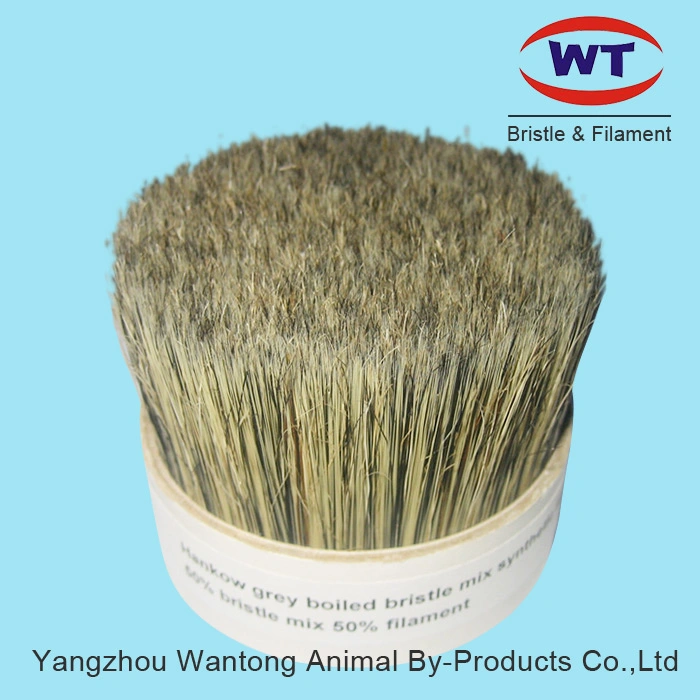 Natural White Bristle Mixed Synthetic Filment for Painting Brush