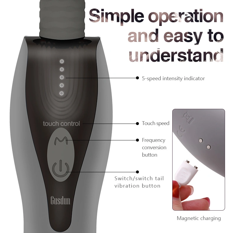 Sex Toys New Strong Shock AV Massage Female Vibrator Multi-Frequency Second Tide Masturbation Device Adult Vibrator G-Spot Vibrator