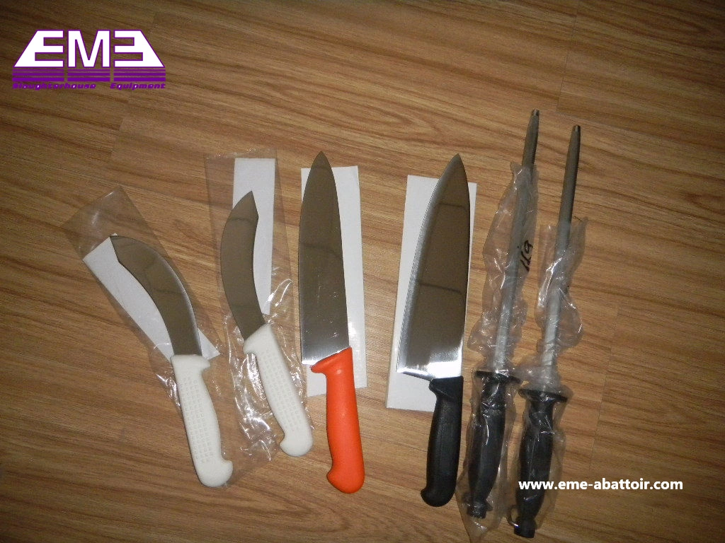 Matanza de ganado de alta calidad sacrificio cuchillo máquina Accesorios Herramientas equipo de mataderos