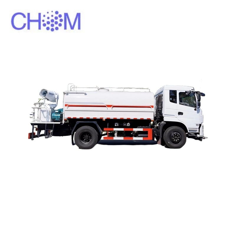 Dongfeng 12000L Dust Suppression Water Spraying Vehicle with Fog Cannon Sprayer