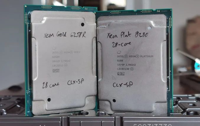 Haut de page La vente de produits prix bon marché de l'or 6258r Processeur CPU Ordinateur serveur