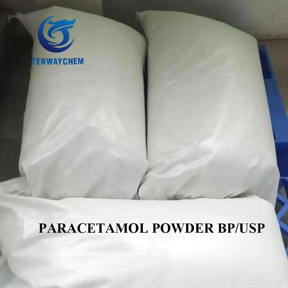 Antipirético y analgésico Farmacéutica materia prima API polvo fino Paracetamol