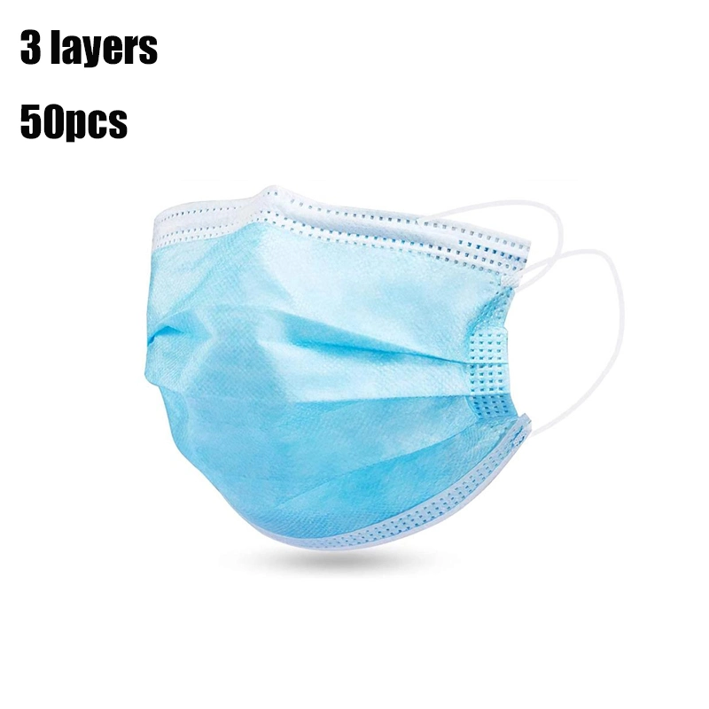 China Supplier Disposable Face Masks with Elastic Ear Loop 3 Ply Mask