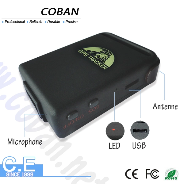 Magnetischer GPS-Tracker mit Sos Alarm Voice Listening GPS102 Coban Tk102