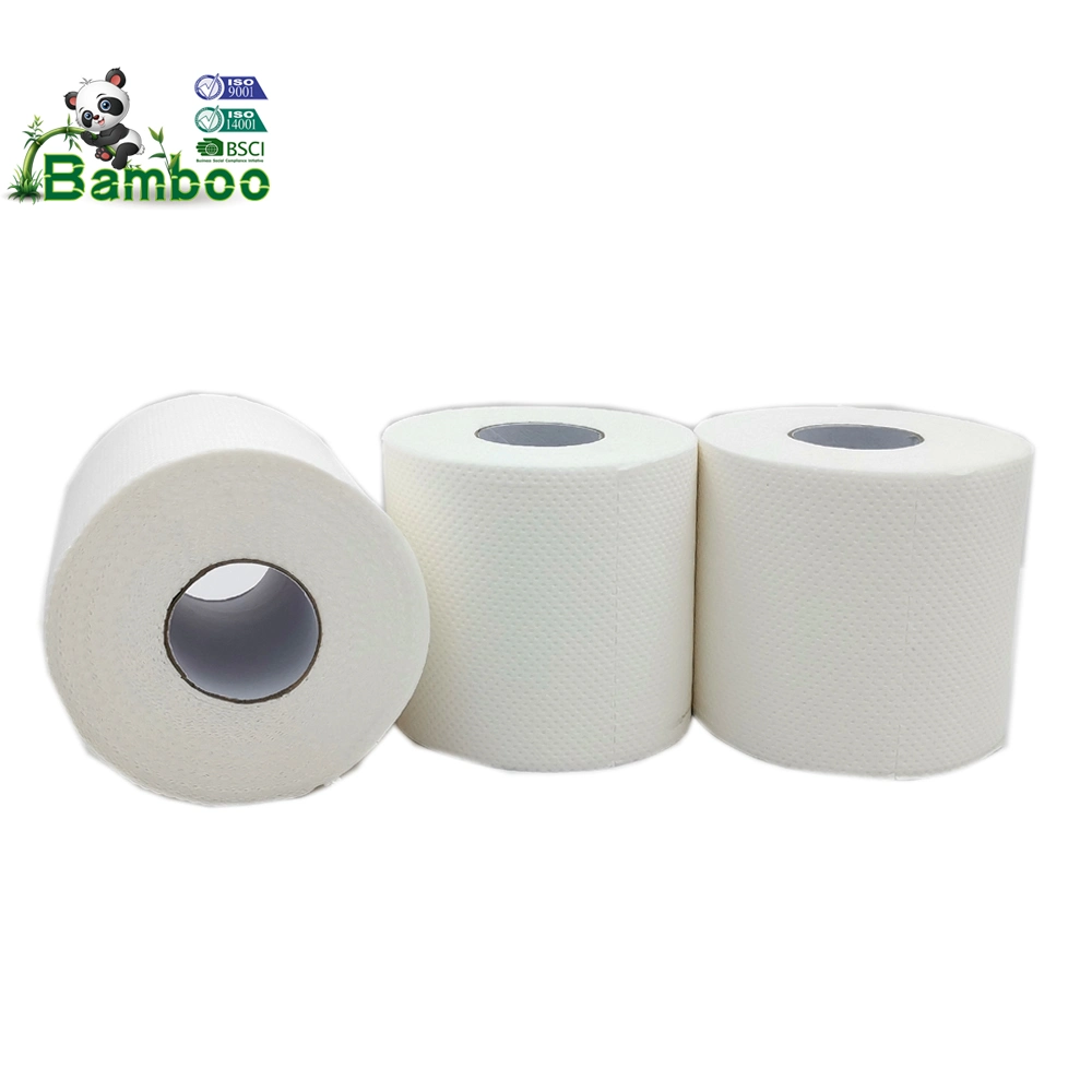 100 % papier toilette imprimé bambou Fibre écologique Vente en gros personnalisé