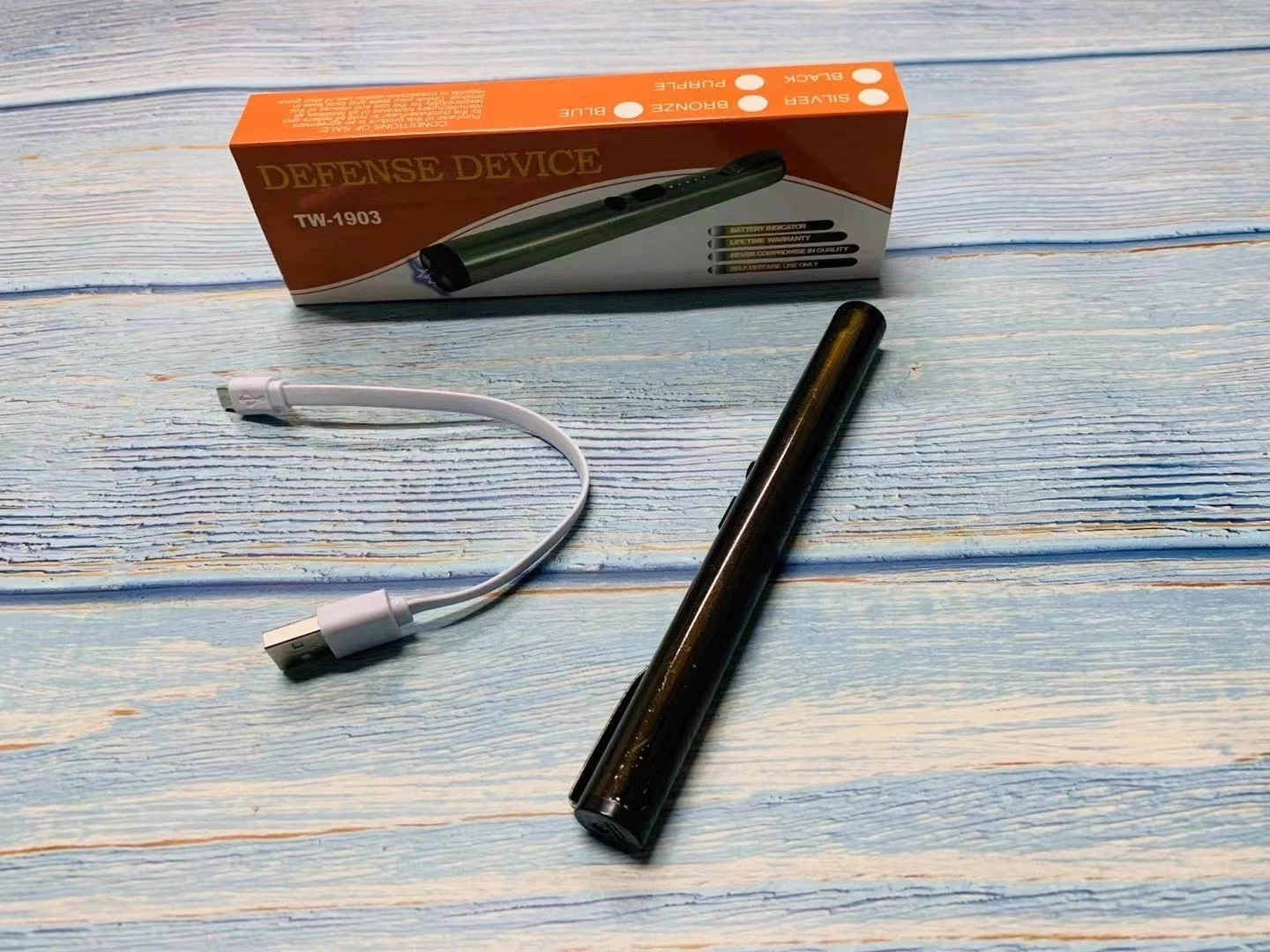 Petit stylo et pistolet Stun rechargeable