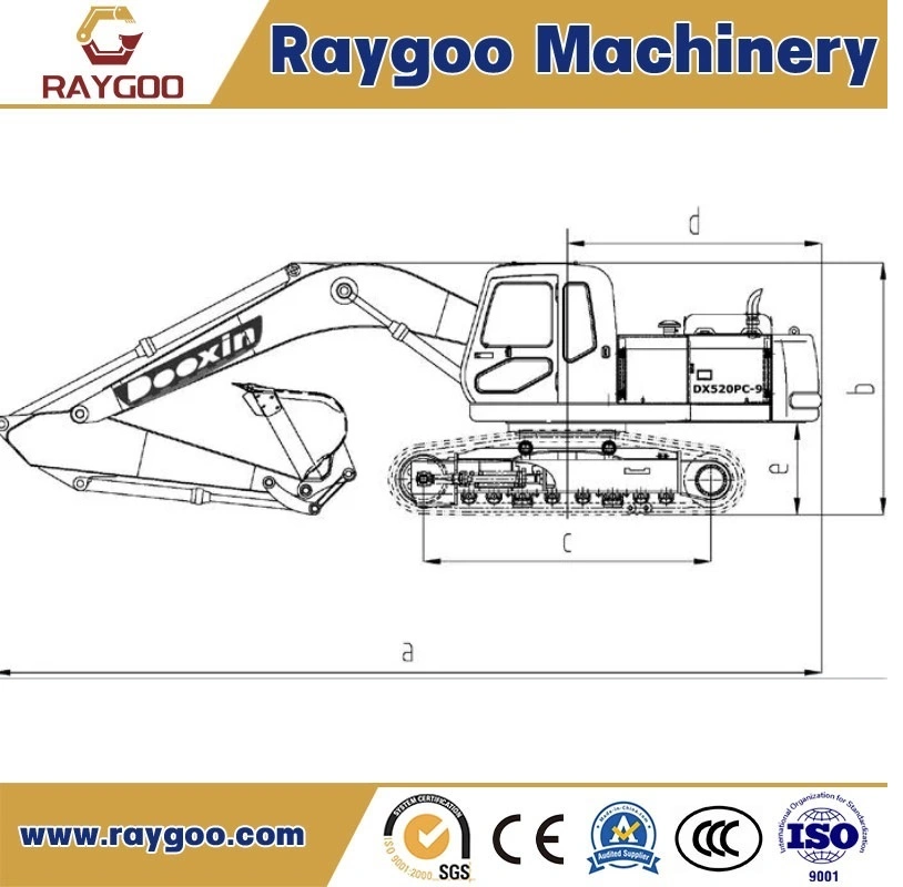 XCMG buen estado de funcionamiento Doosan / Hitachi / Volvo utilizado Excavadora DH220 Dh225 popular para la industria minera