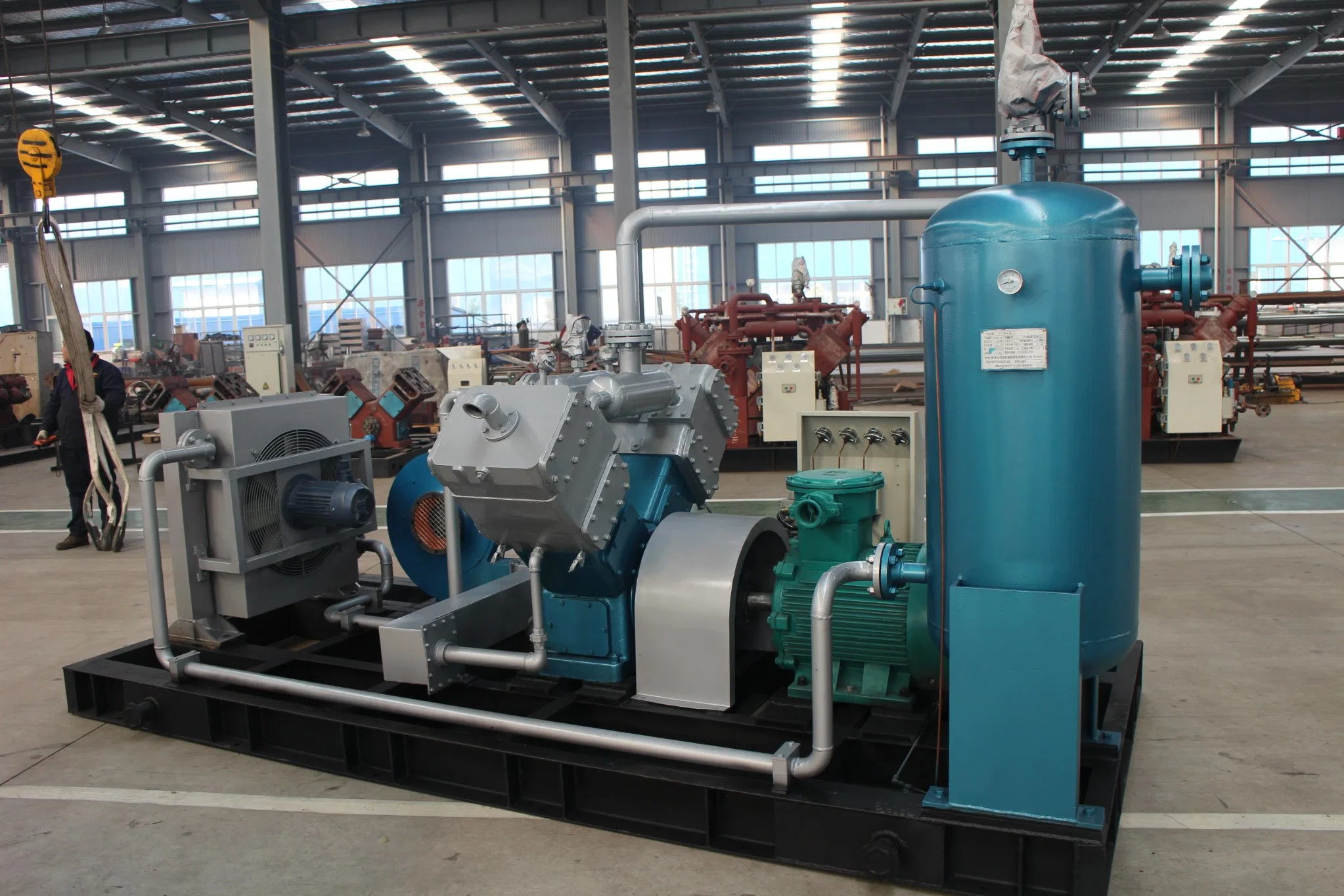 Vwf-2.4/6-10 Natural Gas Compressor Chinese Manufacturer of High-Efficiency Gas Turbochargers on Site Installation Guidance and on-Site Maintenance