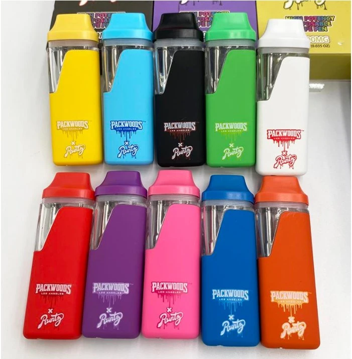 Runtz X Packwoods Disposable Vape Pens 380mAh E-Cigarettes Rechargeable Battery Empty Vape Pen 1ml Vaporizer with Packing