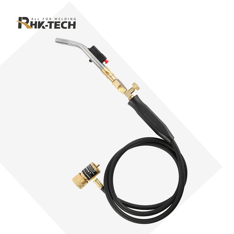 Rhk Portable Oxygen-Free Copper Tube Repair Welding Auto Ignition Propane Mapp Gas Welding Torch for Copper Aluminium Welding