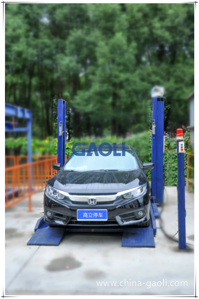 Gaoli Two Post Home Parking Lift Car Parking