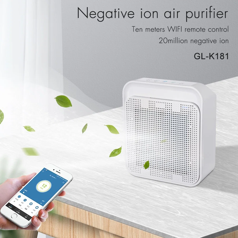 Latest High Negative Ion Air Purifier with True HEPA Filter