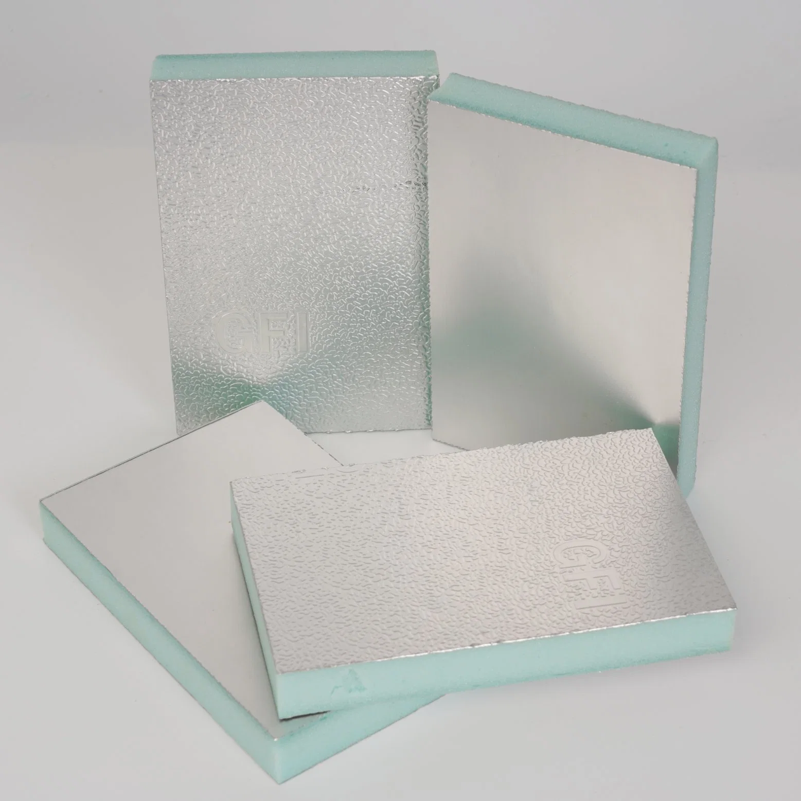 Double-Sided Aluminum Foil PU PIR Phenolic Composite Ventilation Duct Panel for Flexible Air Duct Systems