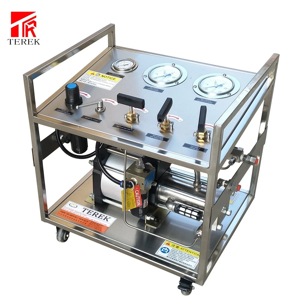 مضخة معزز غاز الأكسجين المدارة بالهواء اختبار المعدات الهيدروستاتية غاز البترول المسال ملء نقل LPG