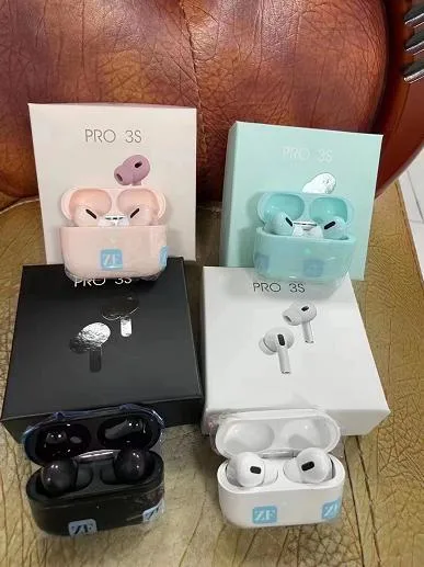 PRO 3s Bluetooth Earphones True Wireless Headphones with Mic Earhooks Waterproof Low Latency Headset