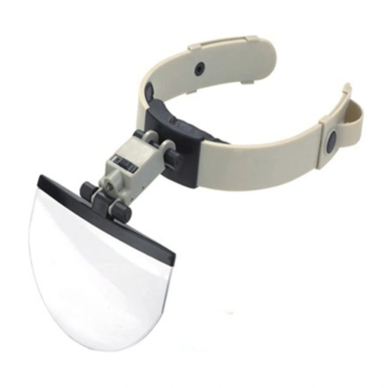 Watch Repair Instrument Handsfree Headband Magnifier with LED Light (BM-MG5014)