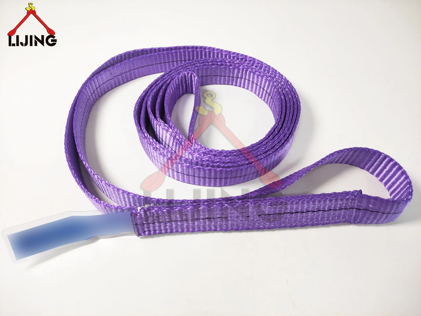 1t 2m 30mm Purple Single Ply Endless Webbing Sling Polyester Material (SEN)