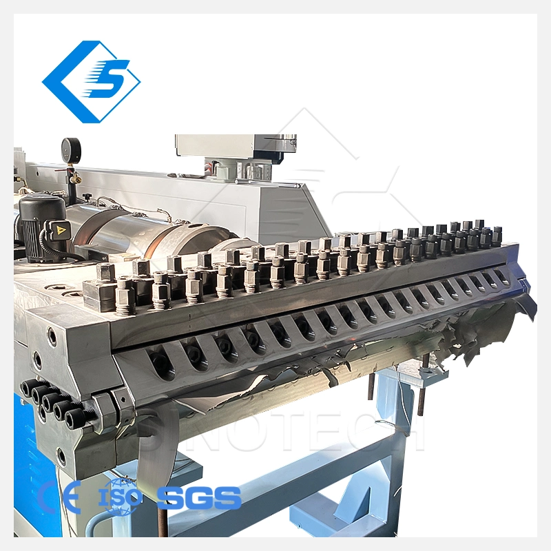 Plastic Artificial Faux Strip Thick Board PP PE PC ABS Hollow Making PVC Marble Sheet Production Line