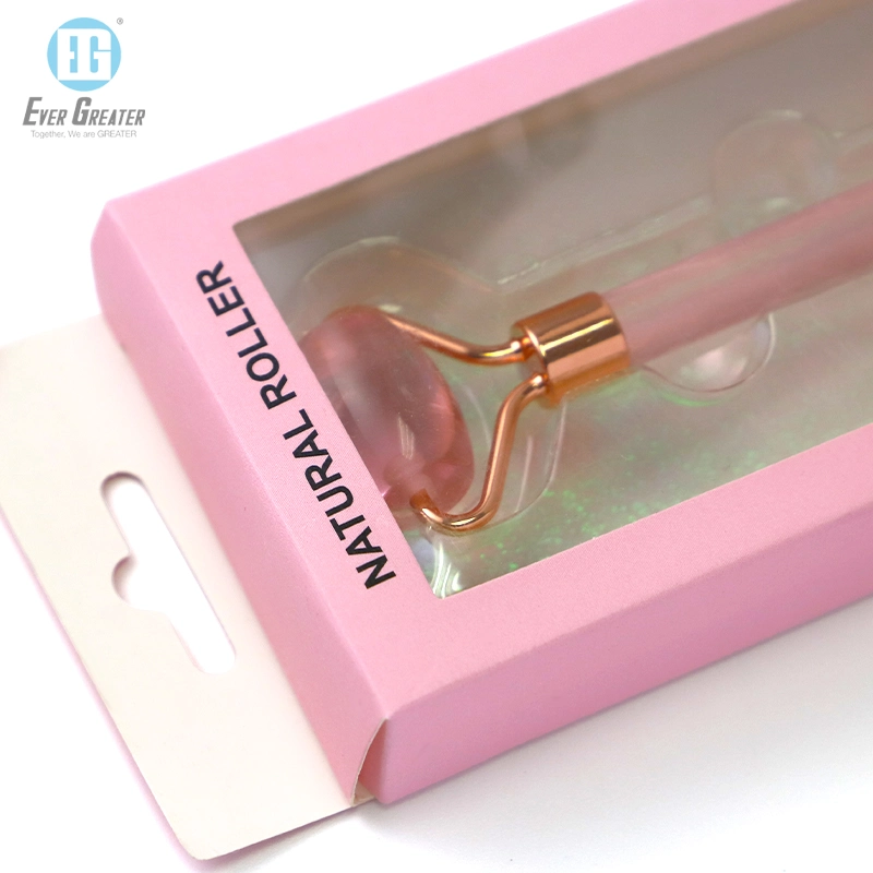 Rollers Jade Clear Window Box Packaging Pink Packaging Box