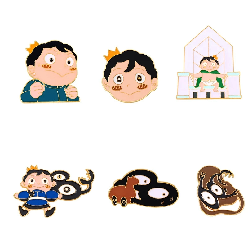 Custom Ranking of Kings Enamel Pins Jewelry Gift for Kids Anime Brooches Cartoon Cute Badge